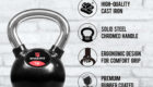 Rubber Coated Kettlebell KB005