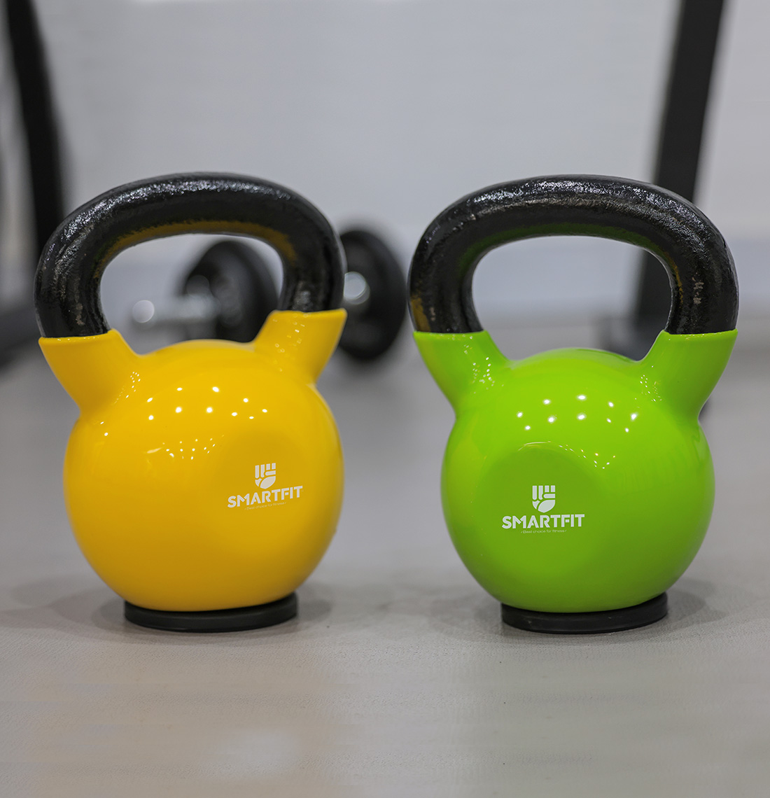 Vinyl Neoprene Coated Kettlebells With Protective Rubber Base KB009